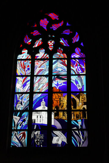 Glas in lood raam Sint Christoffelkathedraal