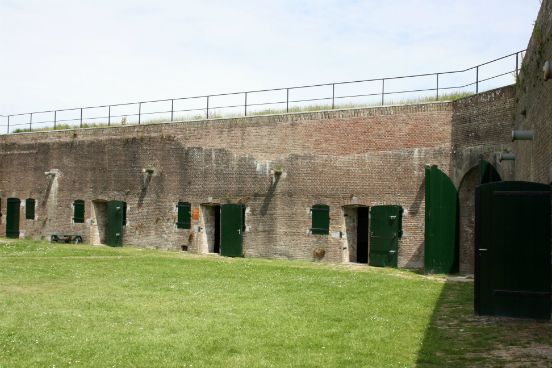 Deel binnenplaats Fort Rammekens